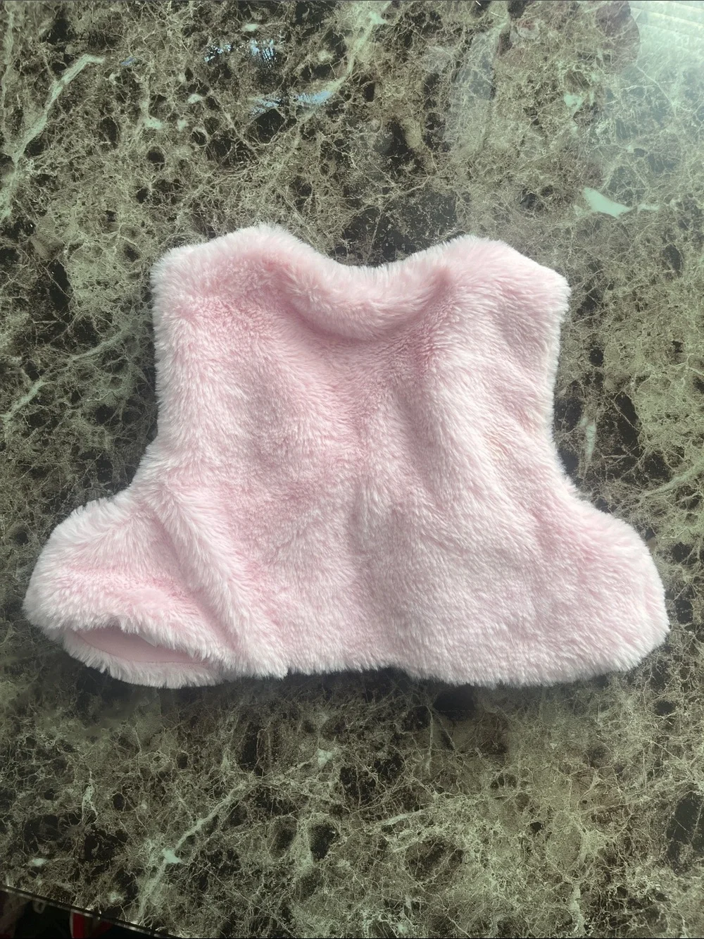Pink Fur Vest
